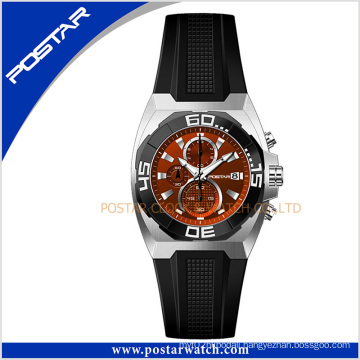 Psd-2344 Fashion Classic Quartz Wrist Watch with Genuine Leather Band